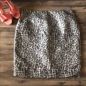 Allison Taylor Animal Print Skirt size 16